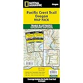 Pacific Crest Trail: Oregon [Map Pack Bundle] (National Geographic Trails Illustrated Map)