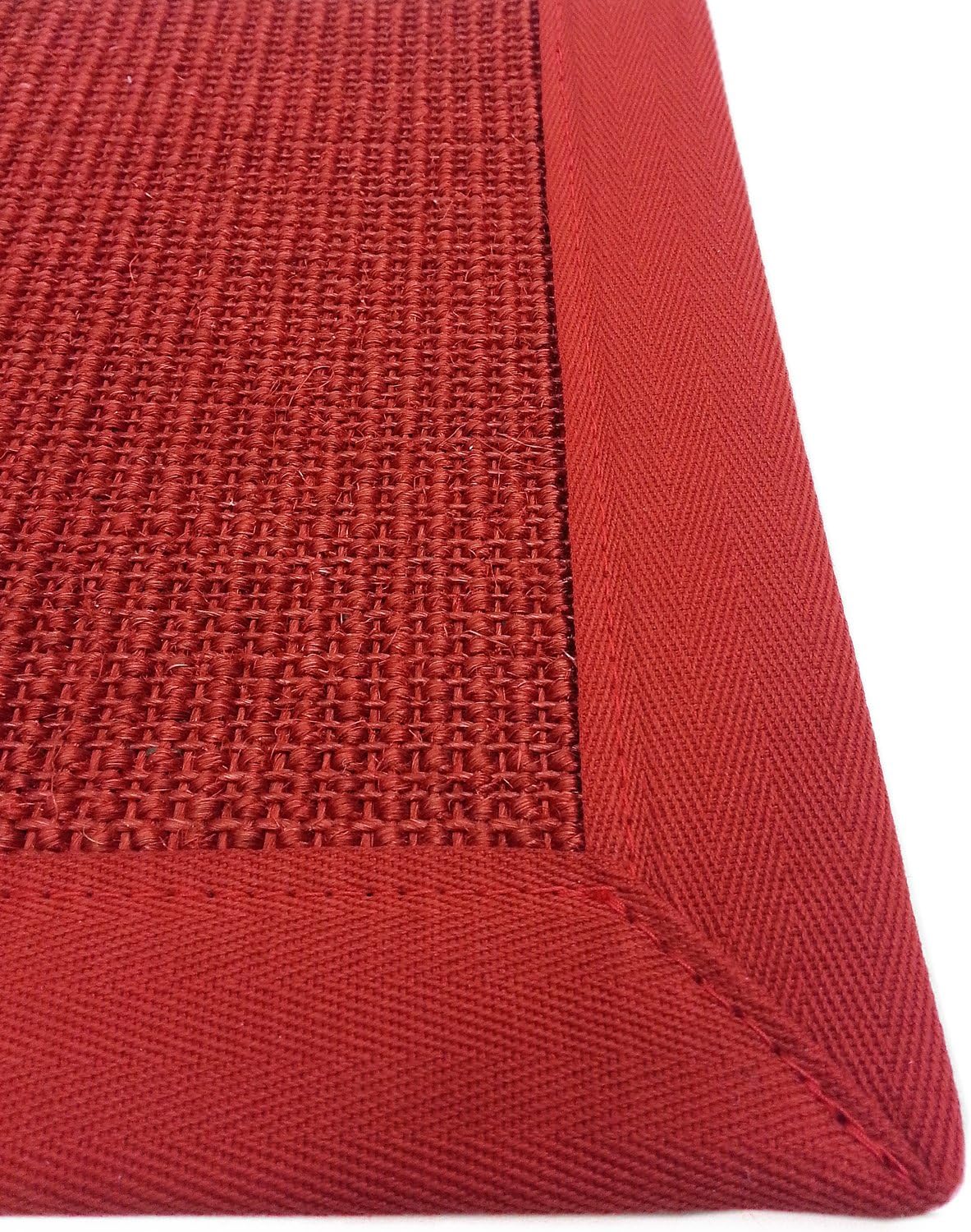 Astra 1111 Sisal Rug Natural bordürenteppich Fibre Red, red, 300x400cm Amazon.co.uk Kitchen