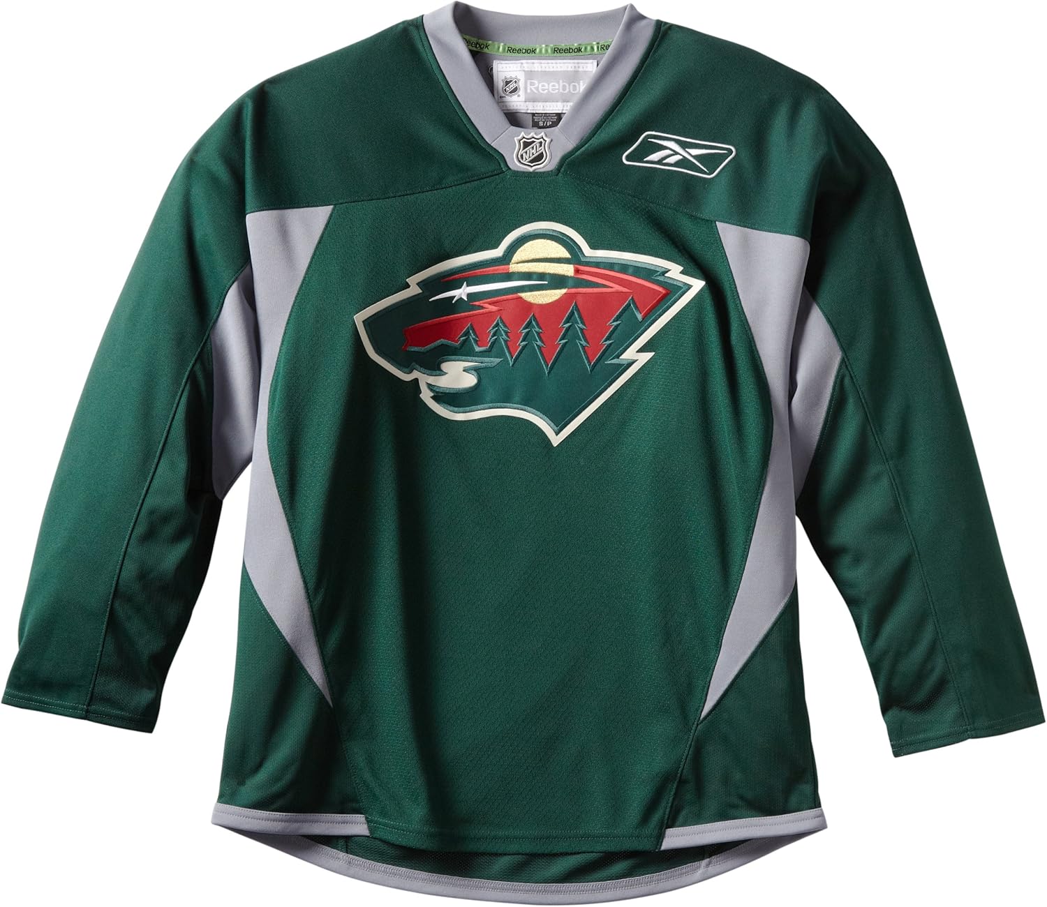 NHL Minnesota Wild Practice Jersey, Green, Large Sports