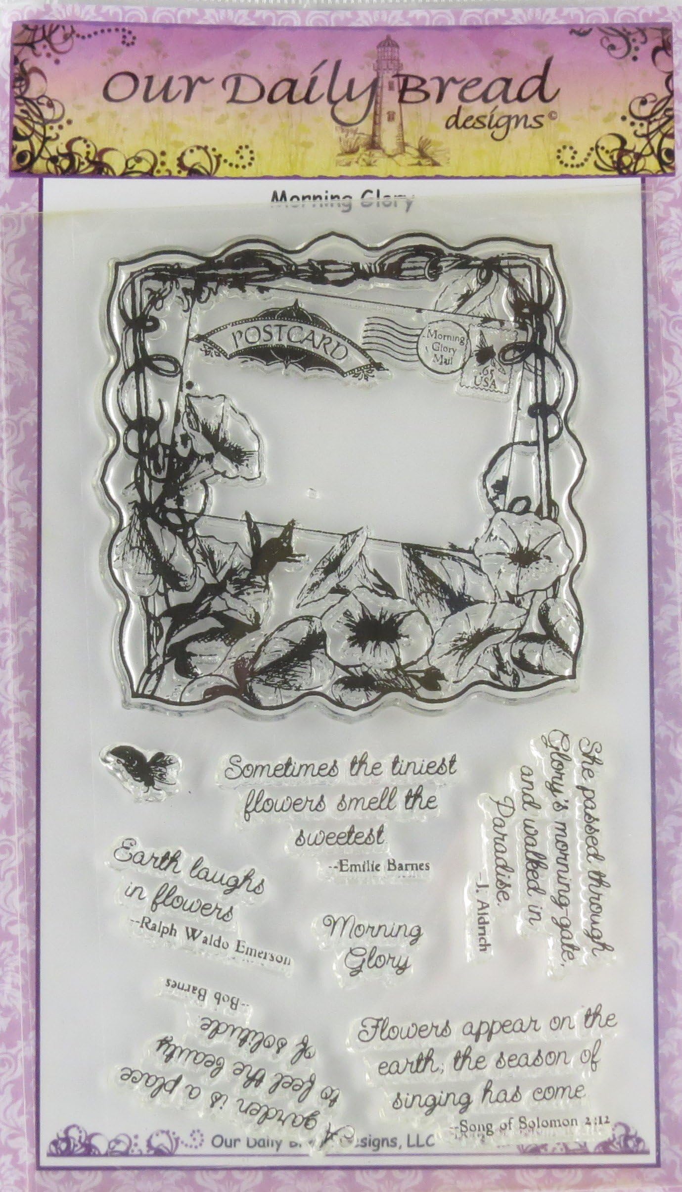 Our Daily Bread Cling Stamps - Morning Glory