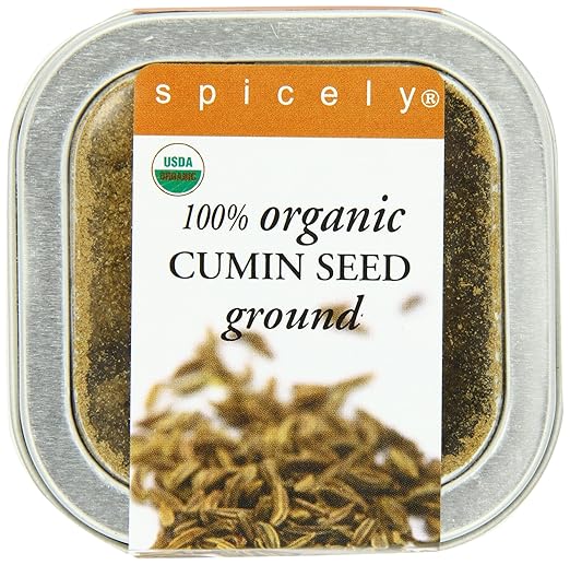 Spicely Organic Cumin Ground Tin Cumin Spices And