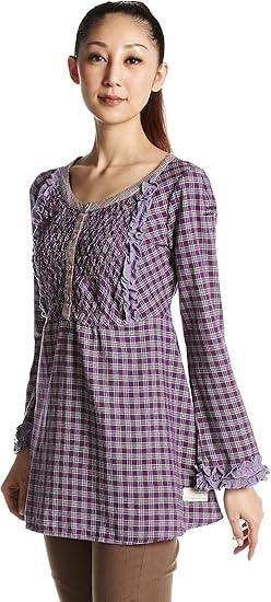Amazon オッドモーリー Odd Molly ワンピース 867 Carte Blanche Flannel Dress M611 867 Dark Lilac 2m11 ワンピース チュニック 通販