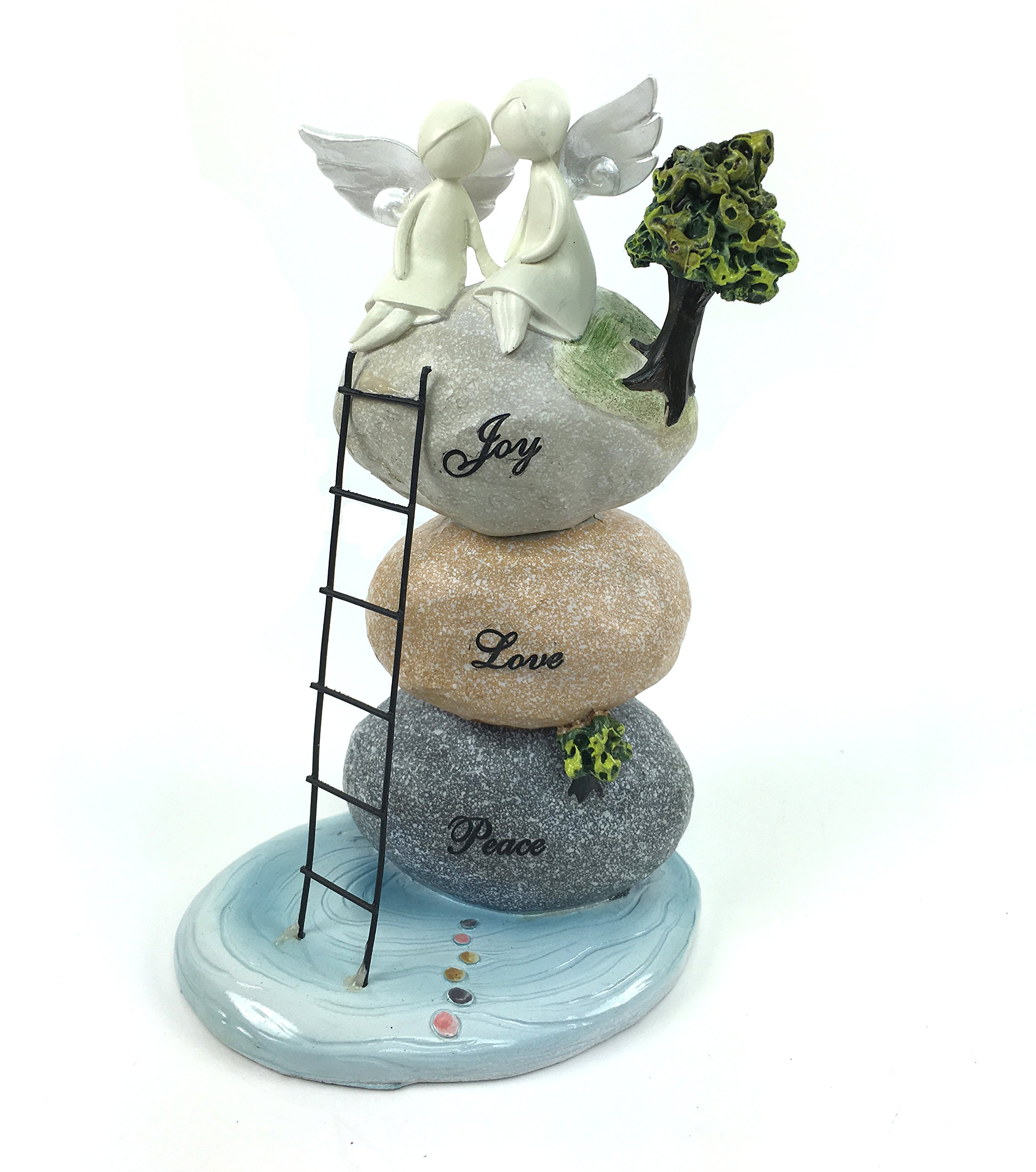 Beautiful Crafted Angel On Sentimental Pebbles