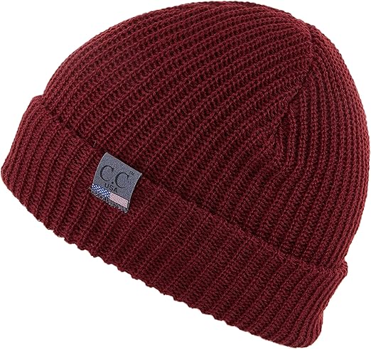 burgundy skull cap