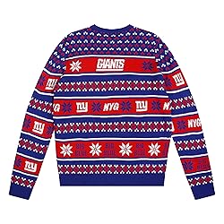 FOCO Standard NFL Big Logo Ugly Sweater, Team Color