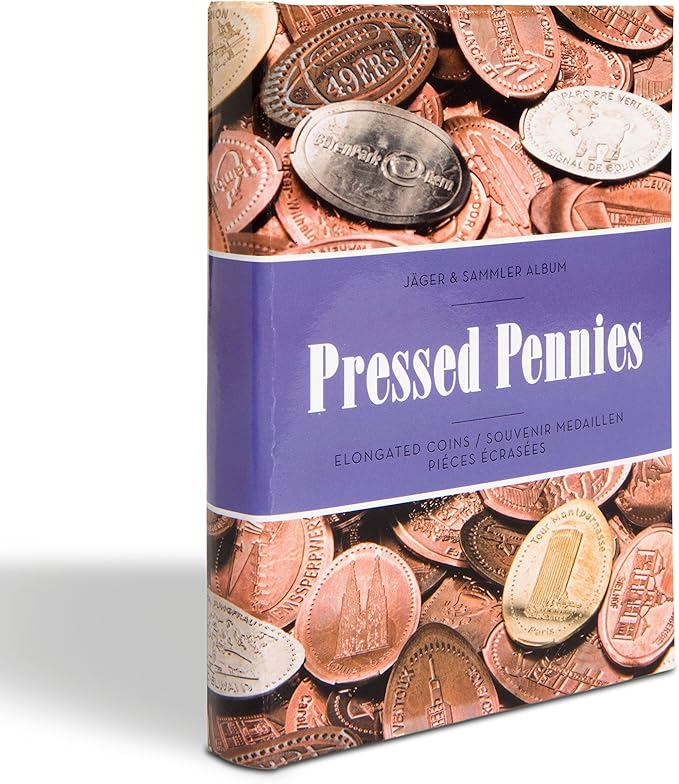 Elongated Pressed Penny Souvenir Book Album . M&M Las Vegas Souvenirs