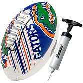 Franklin Sports NCAA Football - Youth Mini Football - 8.5" SPACELACE Easy Grip Texture - Perfect for Kids
