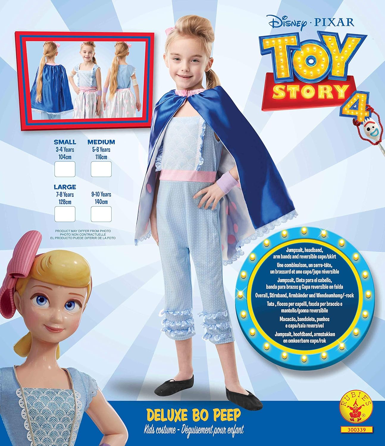 Rubies Déguisement Officiel Disney Toy Story 4 Bo Peep