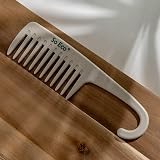 So Eco Shower Comb Wide-Tooth Detangler Curved Handle Recycled Material view 3