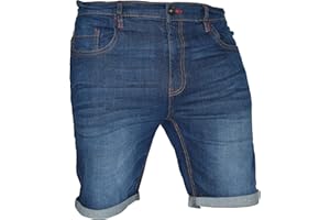 westAce Mens Stretch Denim Chino Shorts Casual Flat Front Slim Fit Super Spandex Jeans Half Pant