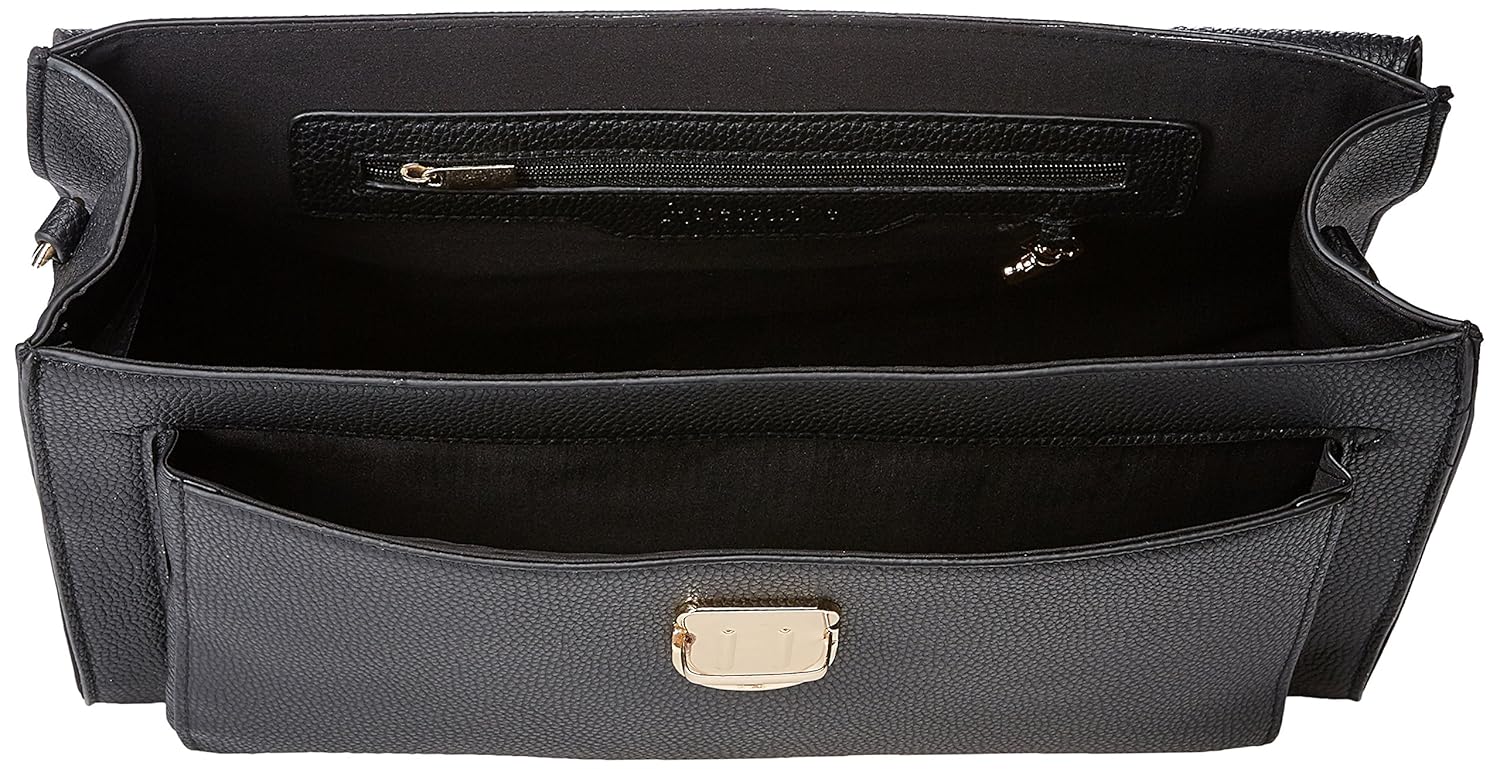 accessorize women's satchel (black)