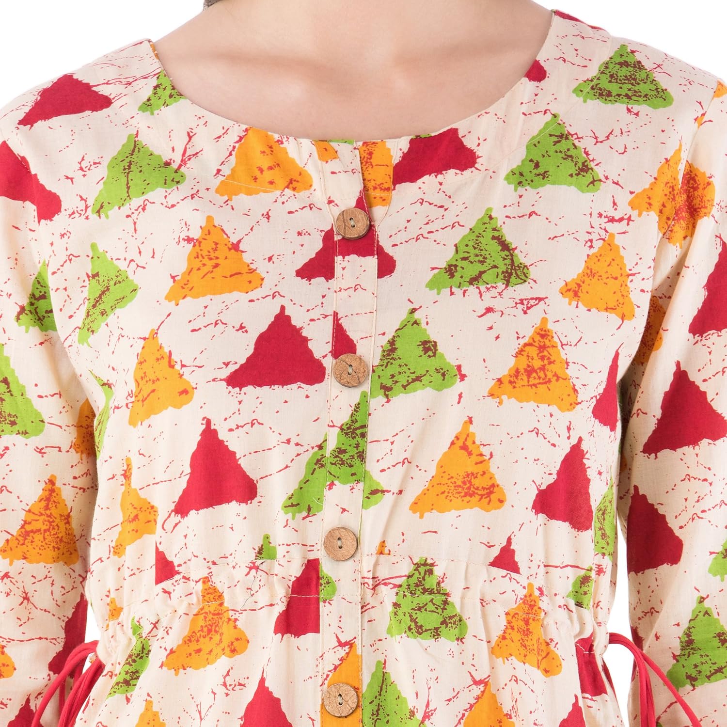 gulmohar jaipur women's cotton a-line kurta