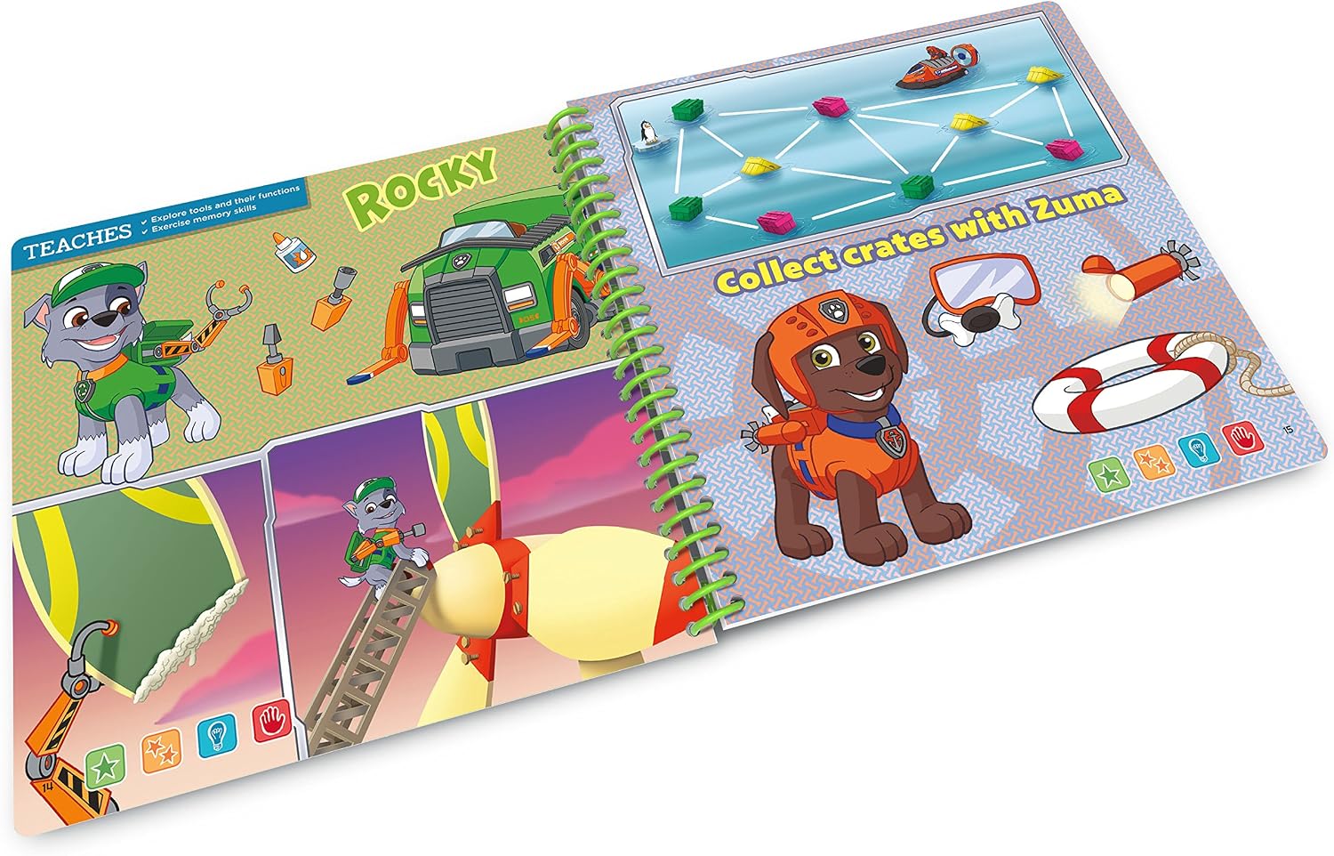 LeapFrog LeapStart 3D Around Town with PAW Patrol Book, Level 2, English Version - Image 5