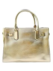 Michael Kors Medium Hamilton Satchel Metallic