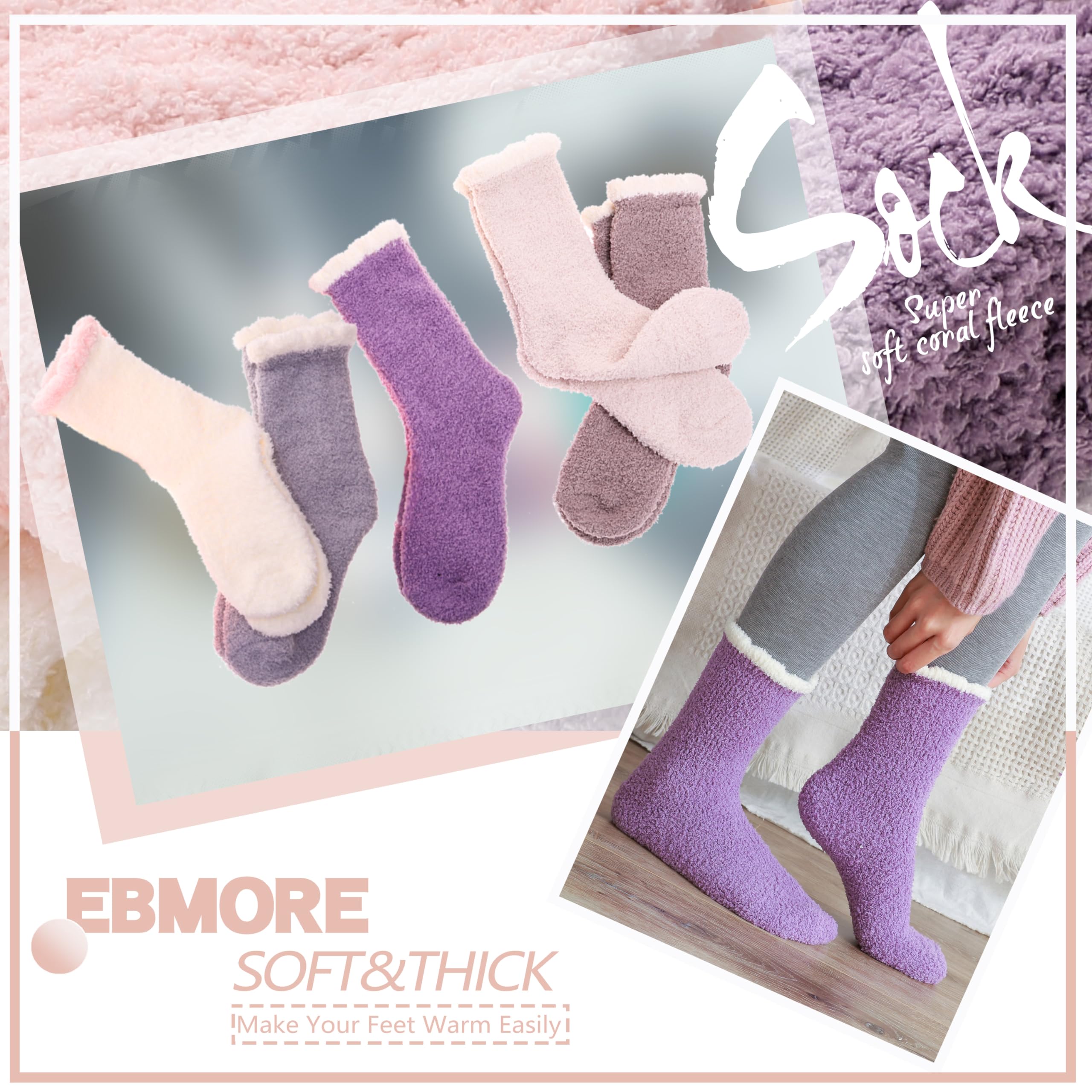 Fuzzy Slipper Socks
