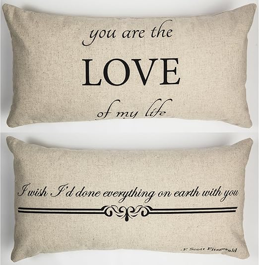 Amazon Com Evelyn Hope Collection Anniversary Pillow Love Pillow