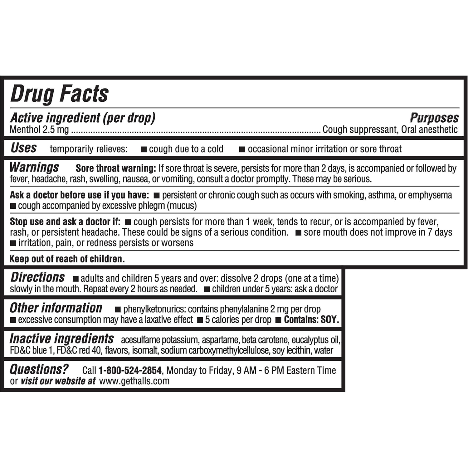 HALLS Relief Sugar Free Honey Berry Flavor Cough Drops, 12 Bags (300 Total Drops) : Hard Candy : Grocery & Gourmet Food