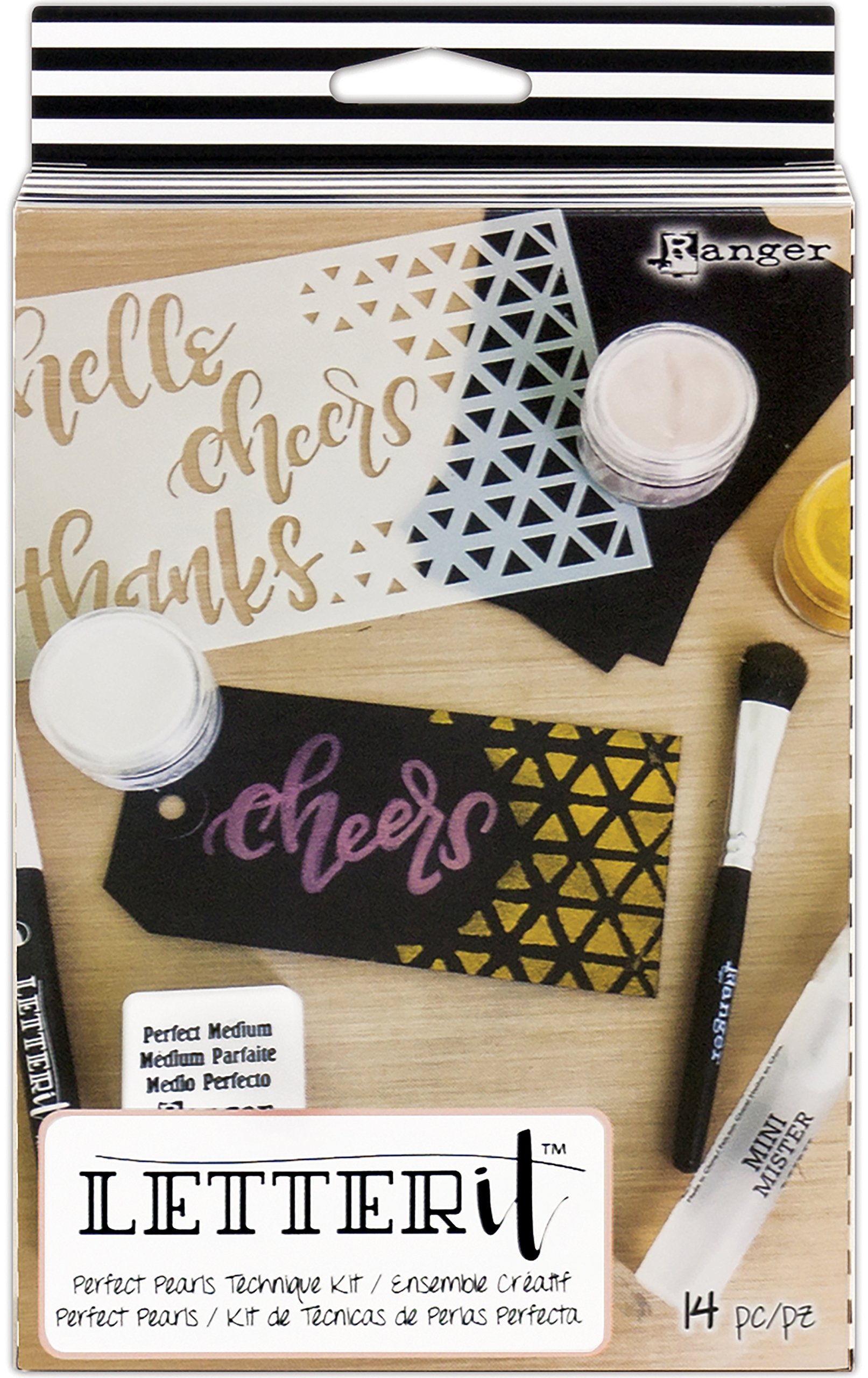 Ranger Perfect Pearls Technique Kit, Synthetic Material, Multi-Colour, 19.1 x 11.7 x 3.9 cm