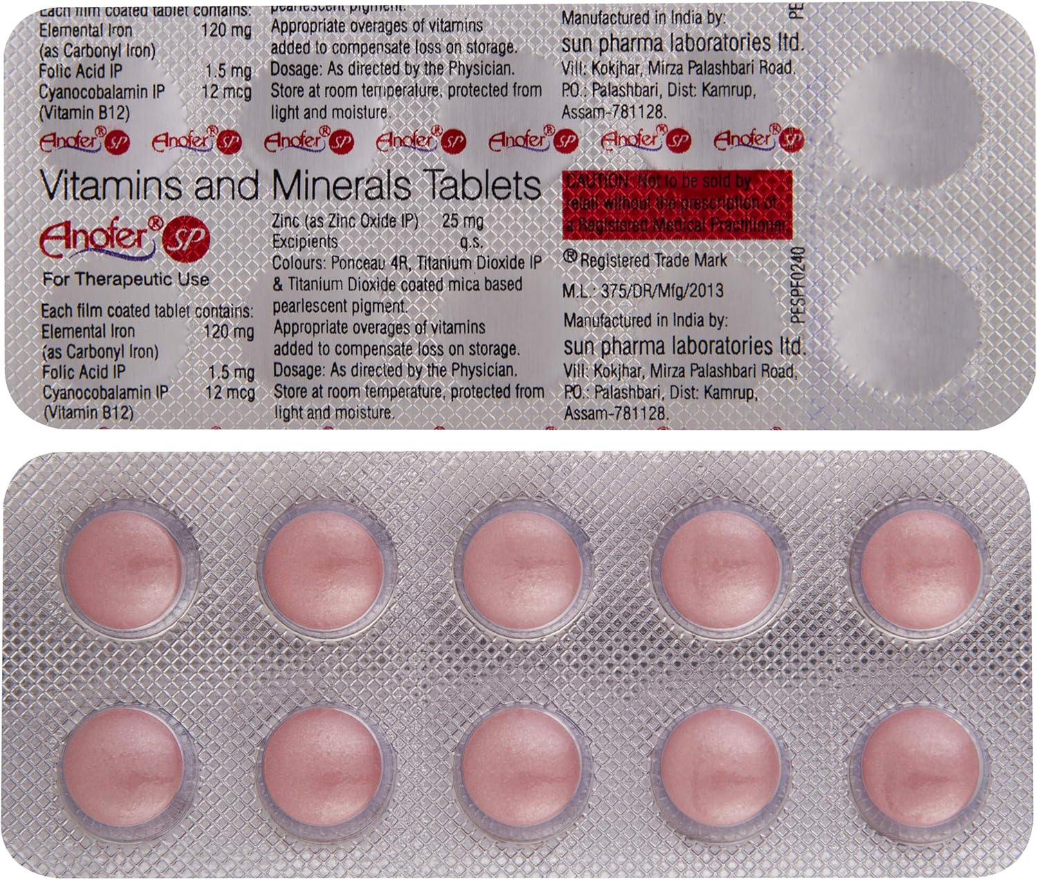Anofer Sp Blister Pack Of 10 Tablets Amazon In