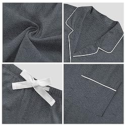 COLORFULLEAF Women's 100% Cotton Long Sleeve Pajama