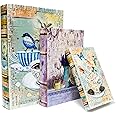 DROFELY Fake Book Storage Box,Decorative Book Box Set of 3,Trinket Keepsake Greeting Card Book Shaped Storage Box,Flower Bird Pattern Vintage Box Coffee Table Decoration,Graduation Gift Idea