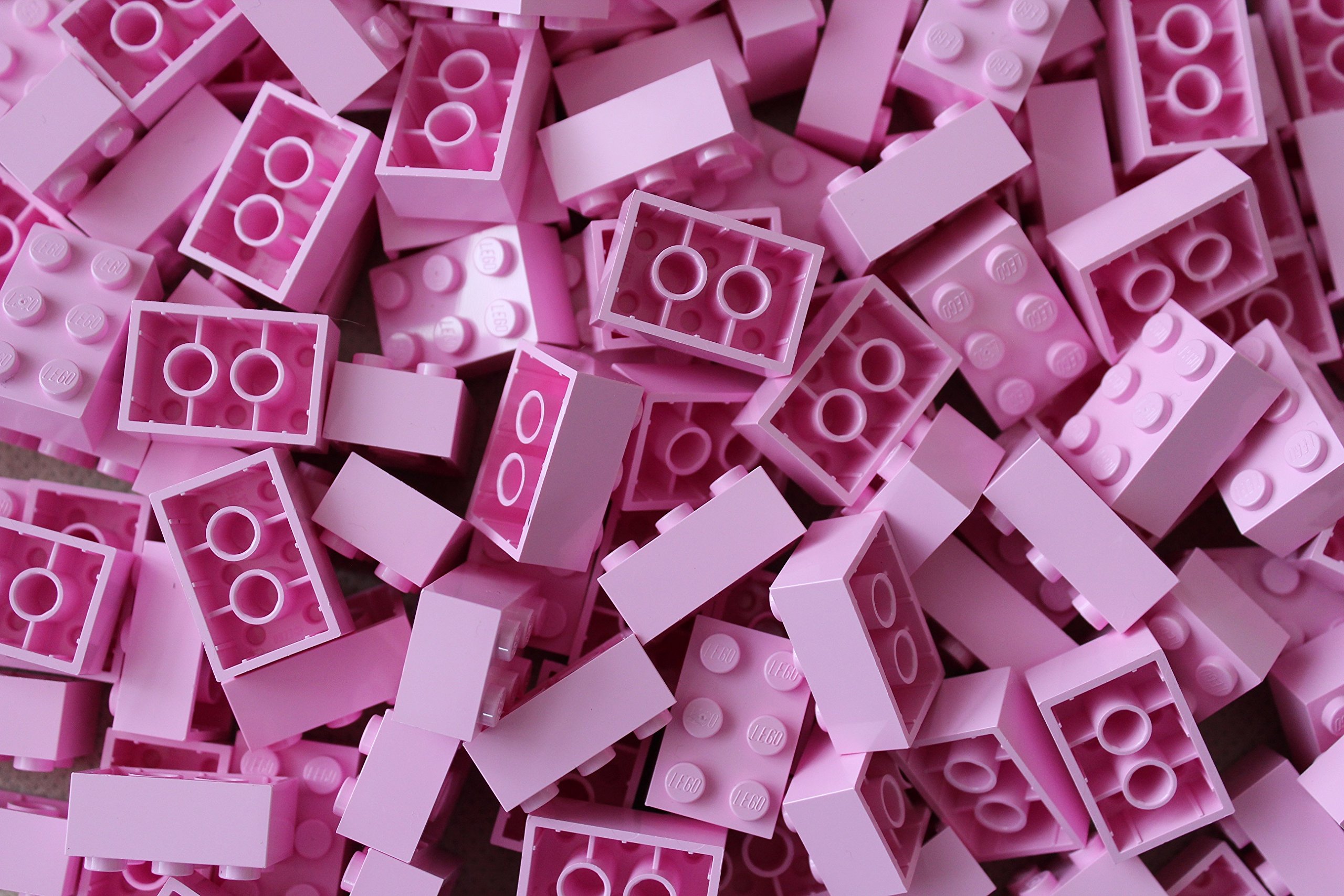 LEGO Bricks: Bright Pink 2x3. Part 3002 (X 25)