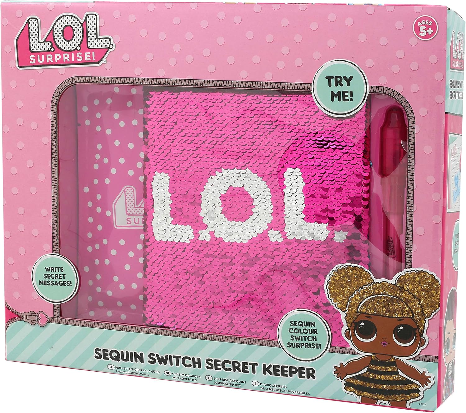 lol surprise sequin switch secret keeper