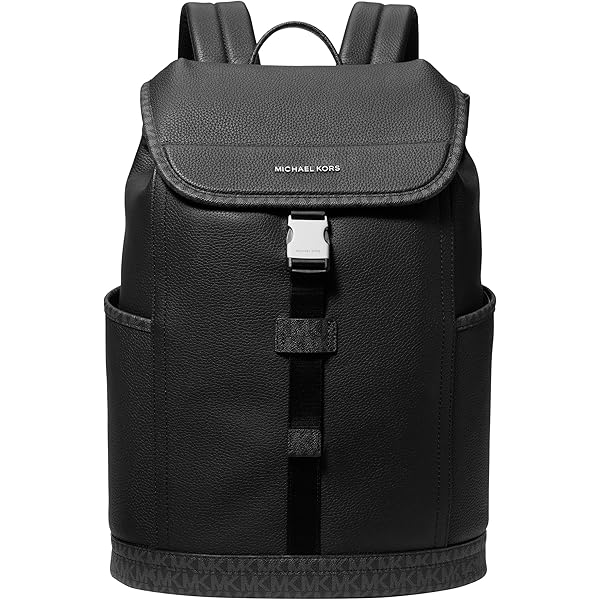 Amazon.com | Michael Kors Men's City Buckle Backpack, Gunmetal
