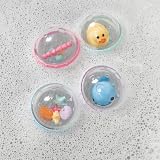 Munchkin Float and Play Bubbles Toy Multicolor Pack of 4 Bath Toys view 2
