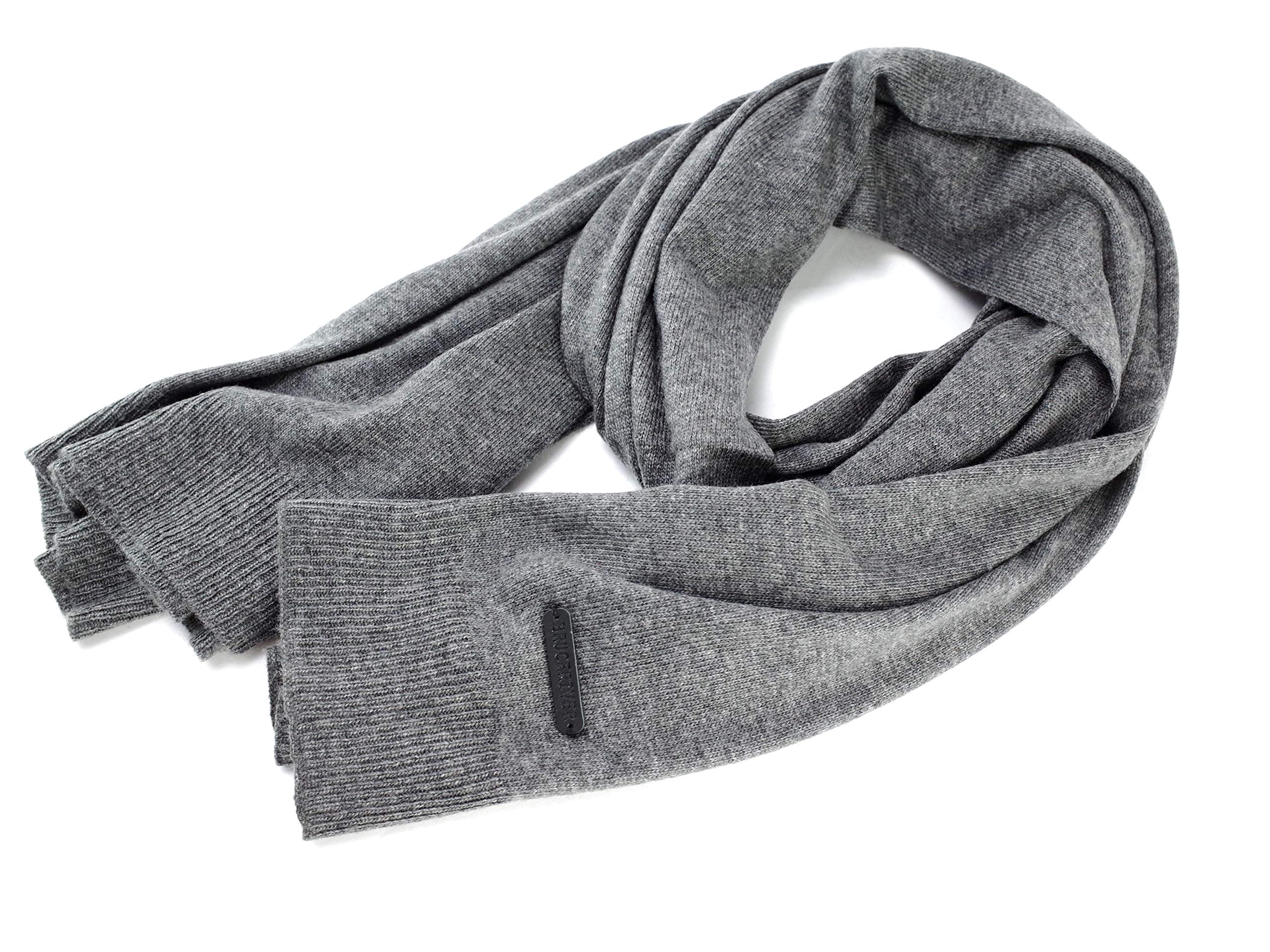 Bruceriver Ultra Soft Wool Blend Solid Knit Scarf for Women and Men Bruceriver Ultra Soft Wool Blend Solid Knit Scarf for Women and Men