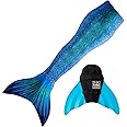 Sun Tails Mermaid Tails for Swimming for Girls, Kids, and Adults with Monofin