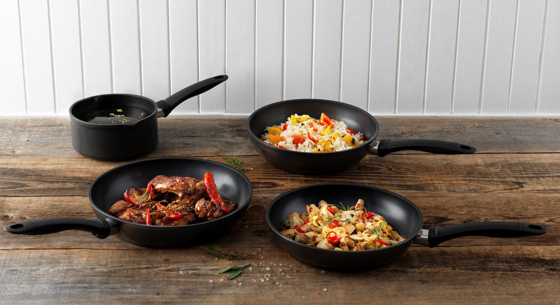 Kuhn Rikon Easy Induction Lightweight Aluminum High Wall Frying Pan, 9.