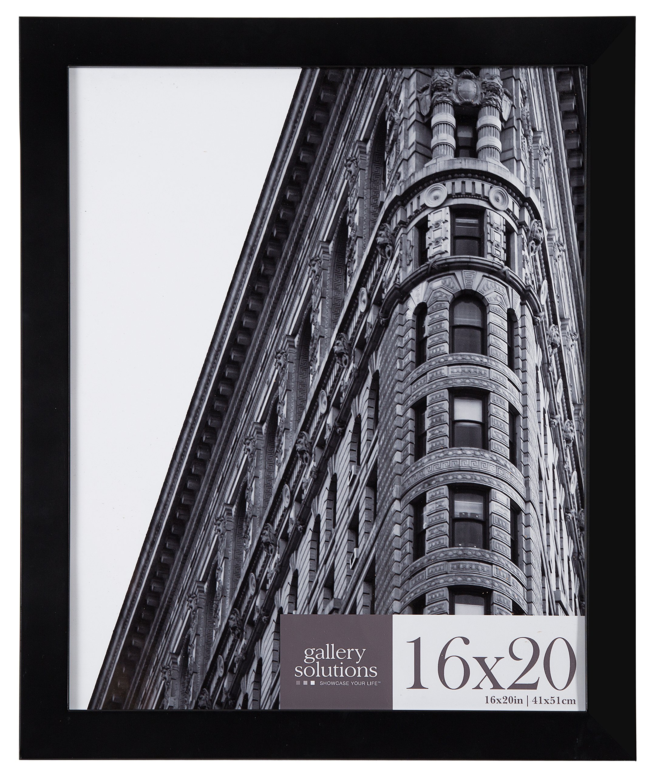 Gallery Solutions16x20 Black Flat Large Wall Frame