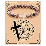 JoycuFF Christian Gifts for Women Cross Bracelets
