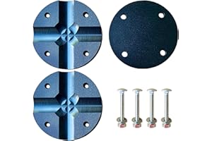 OVERLAND EQUIPPED Premium Heavy-Duty RotopaX Mount Backing Plate Kit for Off-Road Ladder with Bushings