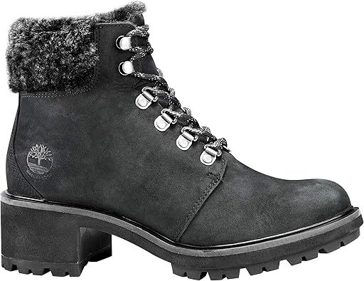 timberland black lace up boots