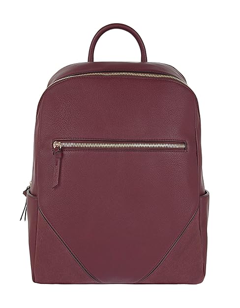 accessorize leather backpack