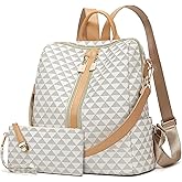 Makes Backpack Purse for Women PU Leather Travel Satchel Handbag Convertible Design Bag with Purse 2 Piece