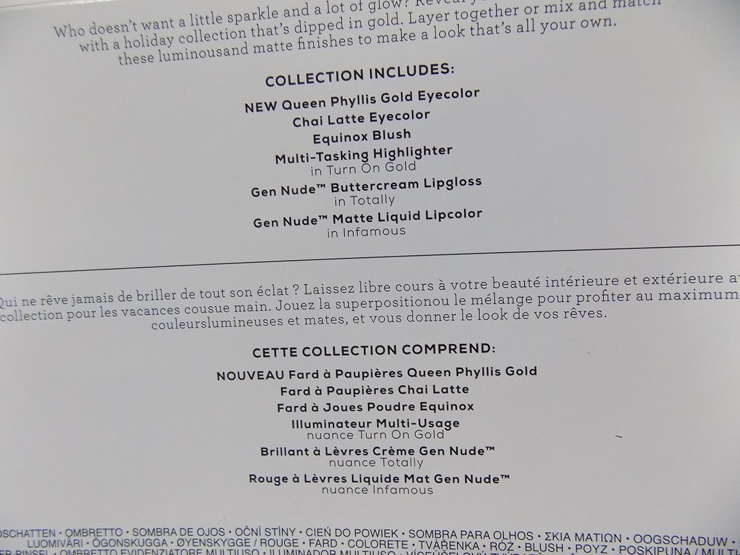 Amazoncom Bareminerals Dipped In Gold 6 Pc Set For The