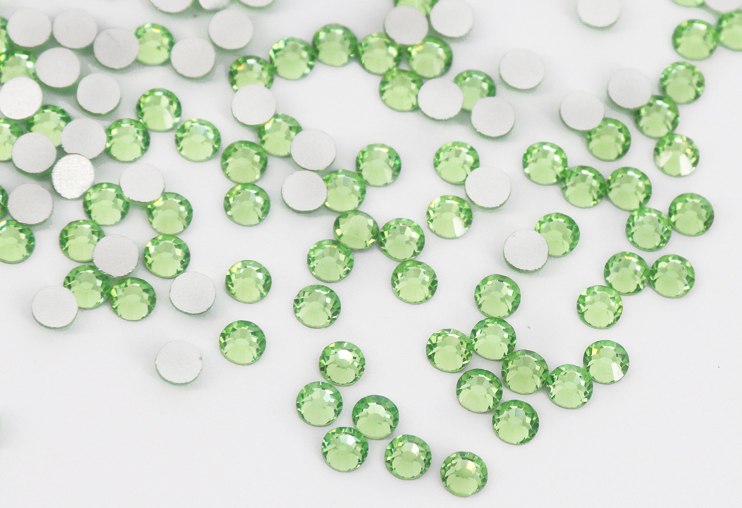 STOREZWD Rhinestone for DIY Clothing,ss16 1440pcs,Peridot