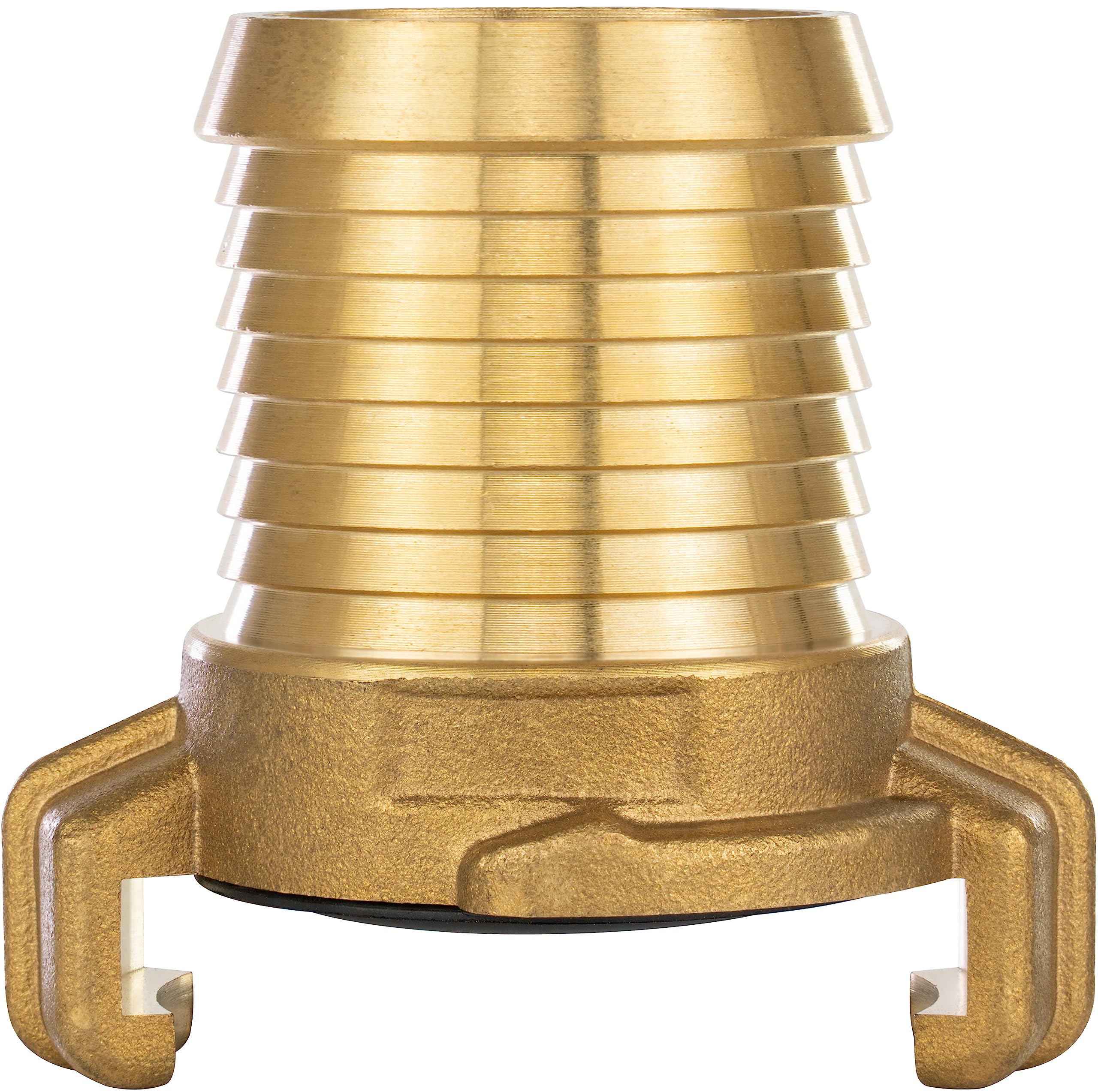 Poppstar Brass Quick Coupling 1 1/4 inch Grommet (Connector on 1 1/4 inch Hose Grommet), for 32 mm Hose Inner Diameter — image 1