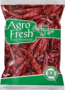 Agro Fresh Premium Guntur Chilly, 500g