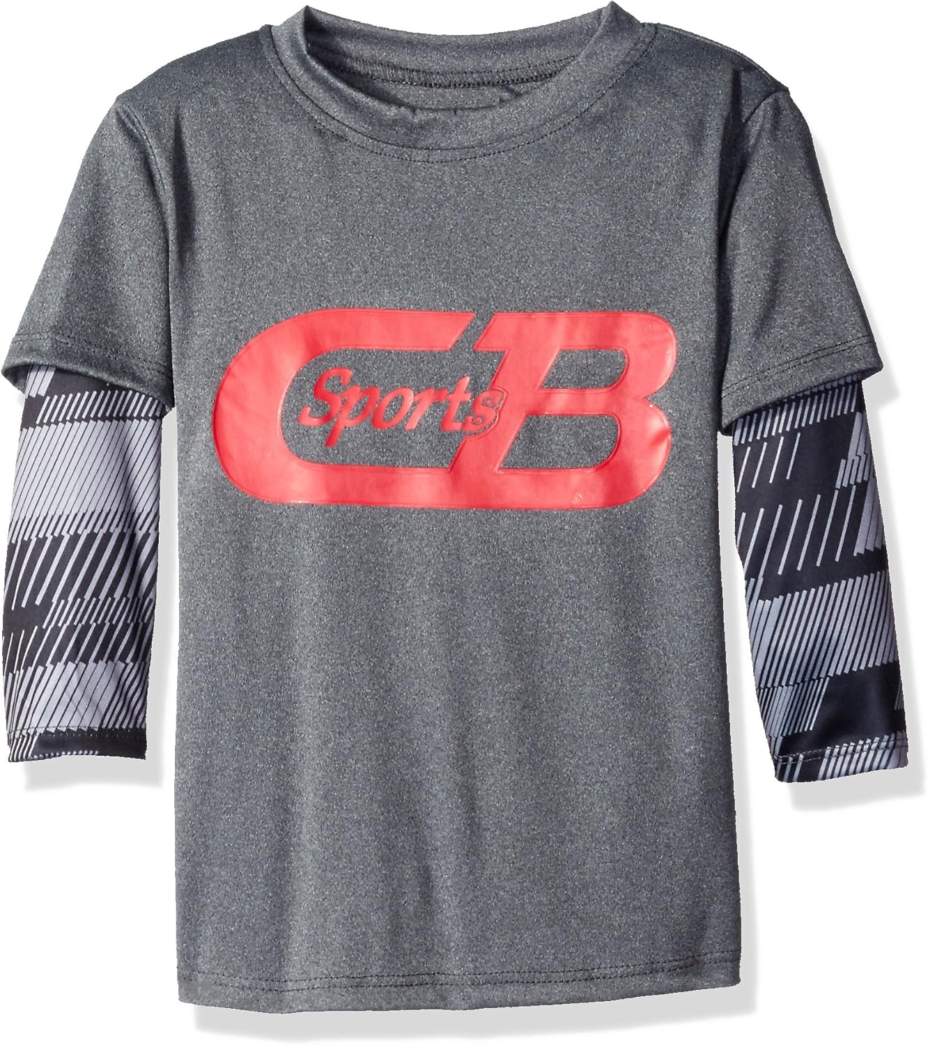 CB Sports Boys' Athletic Long Sleeve Hangdown TShirt Clothing