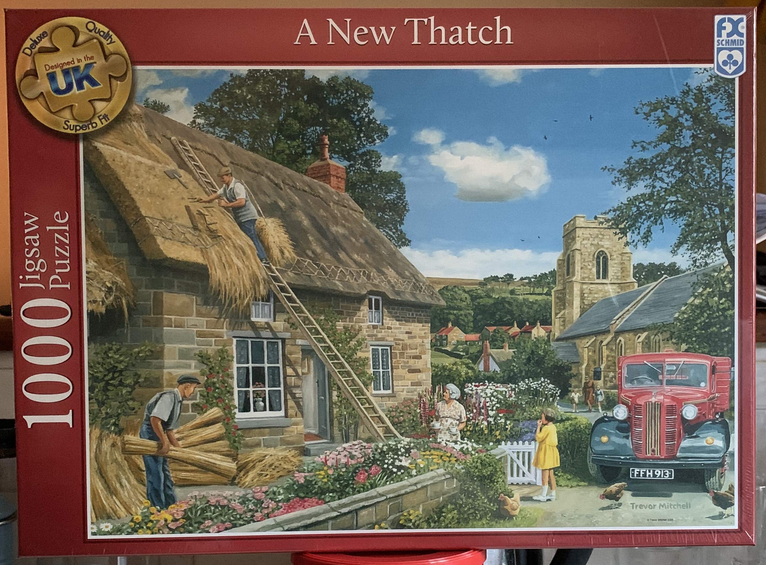 F.X. Schmid A New Thatch 1,000 piece Jigsaw Puzzle