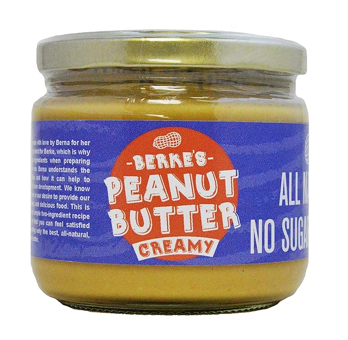 16oz Real Peanut Butter. NO PALM OIL, NO SUGAR, NO SALT