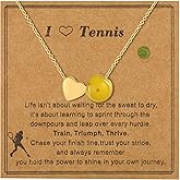 Rcidan Necklace for Women Softball/Soccer/Volleyball/Basketball Necklace for Women, Sports Accessories Jewelry Christmas Gift for Lovers 16+3 Inches