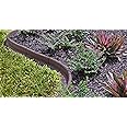 EcoBorder Brown Recycled Rubber 4ft Lawn Edging (6pc Box)
