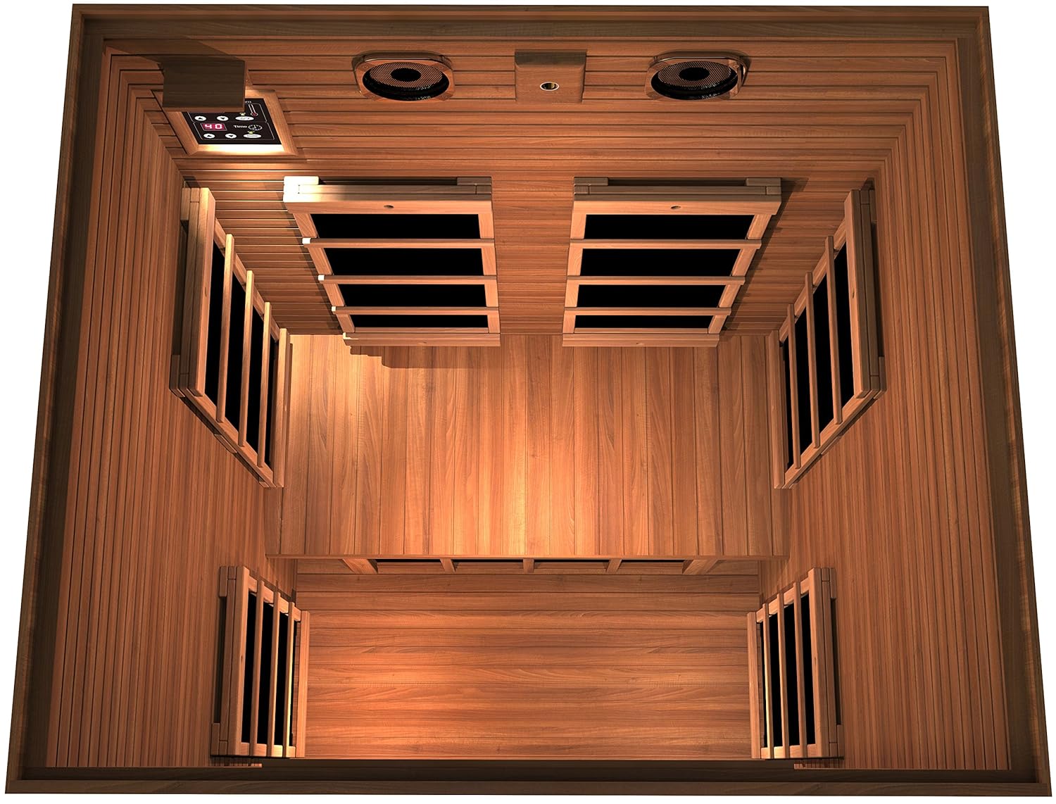 JNH Lifestyles Freedom 2 Person Canadian Western Red Cedar Wood Far