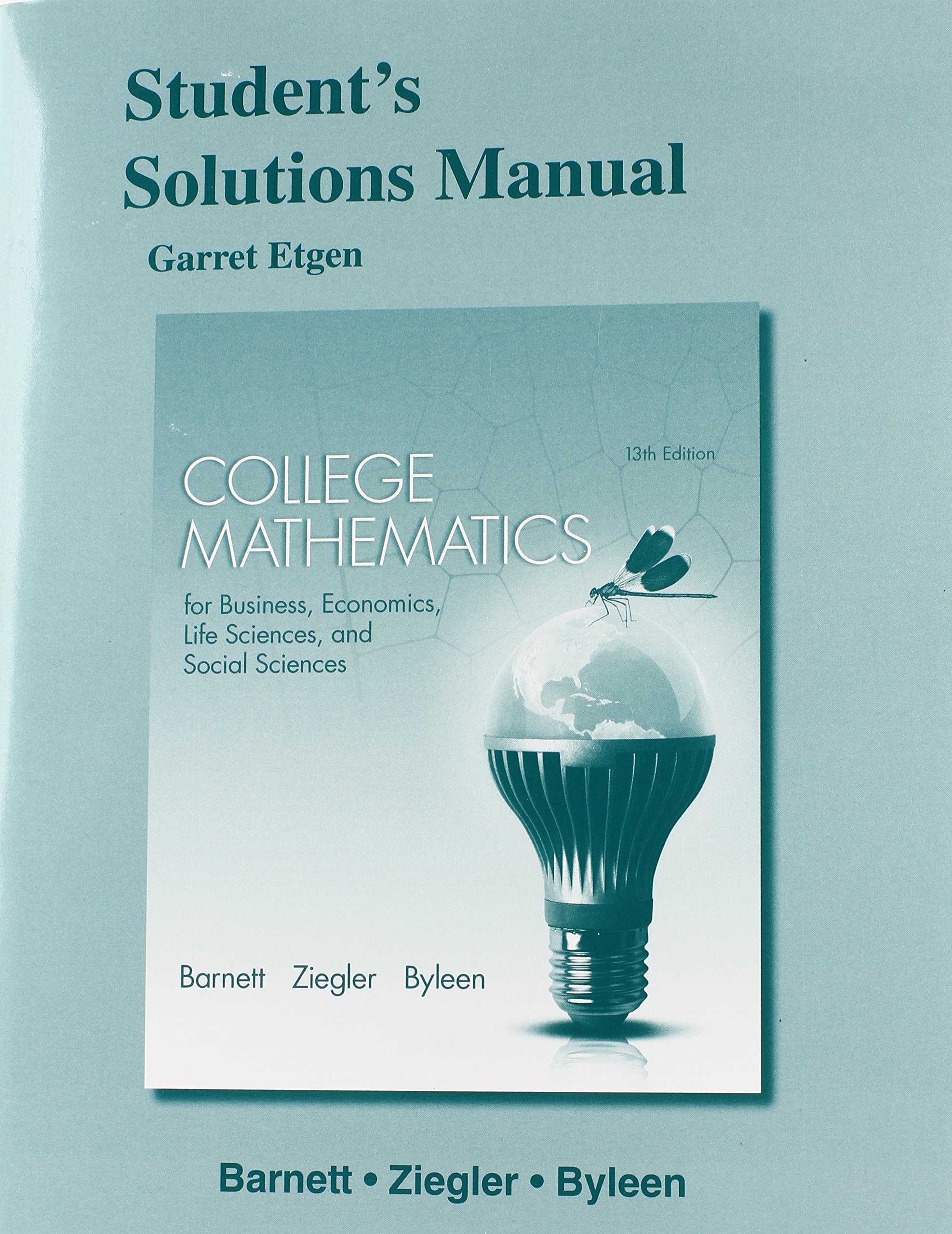 Buy Student's Solutions Manual for College Mathematics for Business,  Economics, Life Sciences and Social Sciences Book Online at Low Prices in  India ...