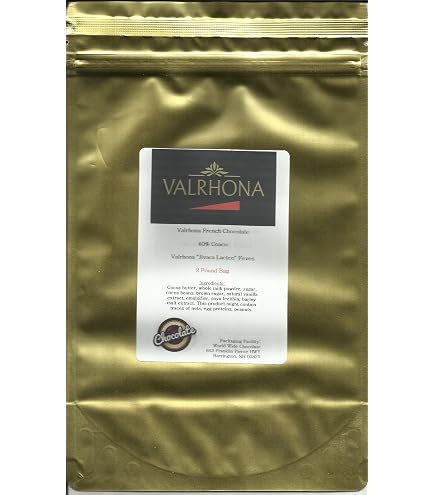 Amazon.com : Valrhona Milk Chocolate Couverture Baking Discs 40